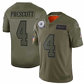 Nike Cowboys 4 Dak Prescott 2019 Olive Salute To Service Limited Jersey Dyin,baseball caps,new era cap wholesale,wholesale hats